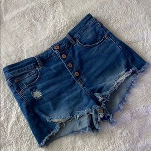 American Eagle High rise shorties